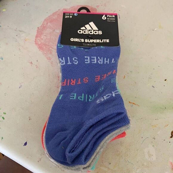 Adidas Girls Superlite No Show Socks - Picture 1 of 6